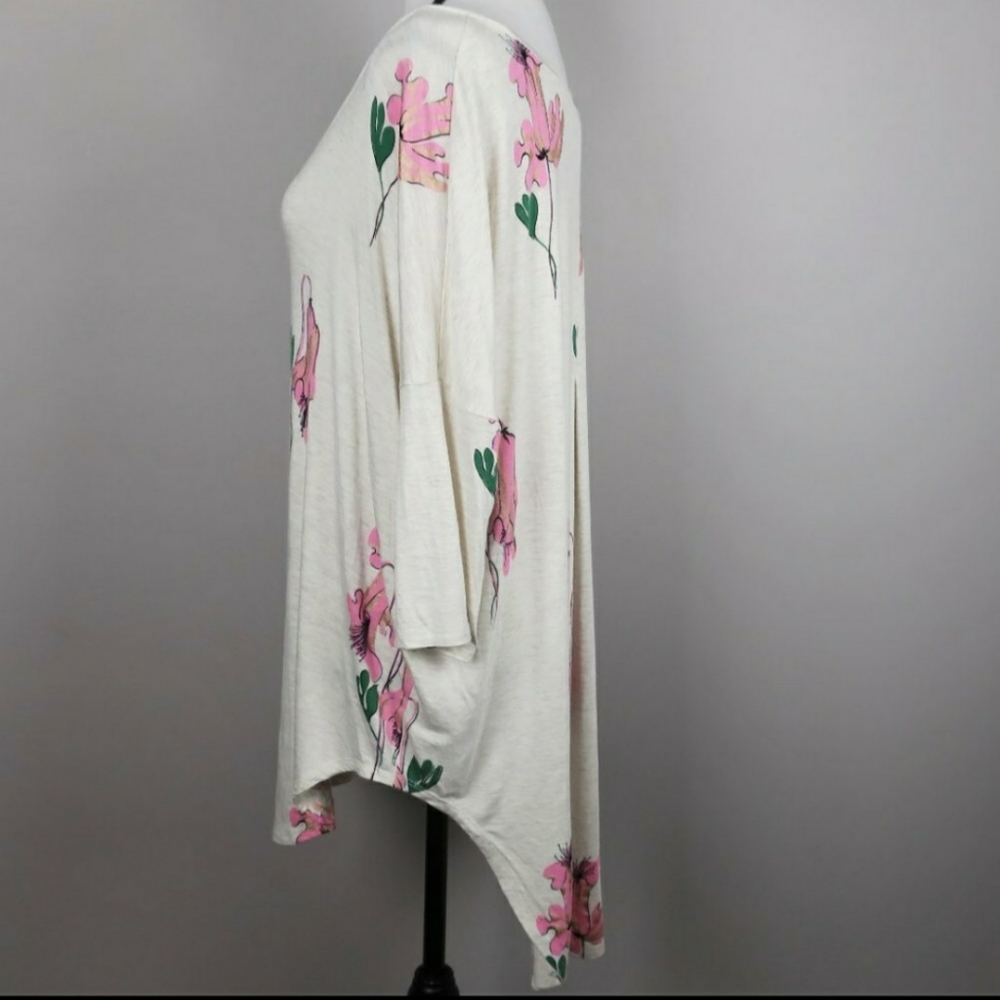 Anthro Floreat Sz Med High-Low Tunic Top D73 - Picture 9 of 10